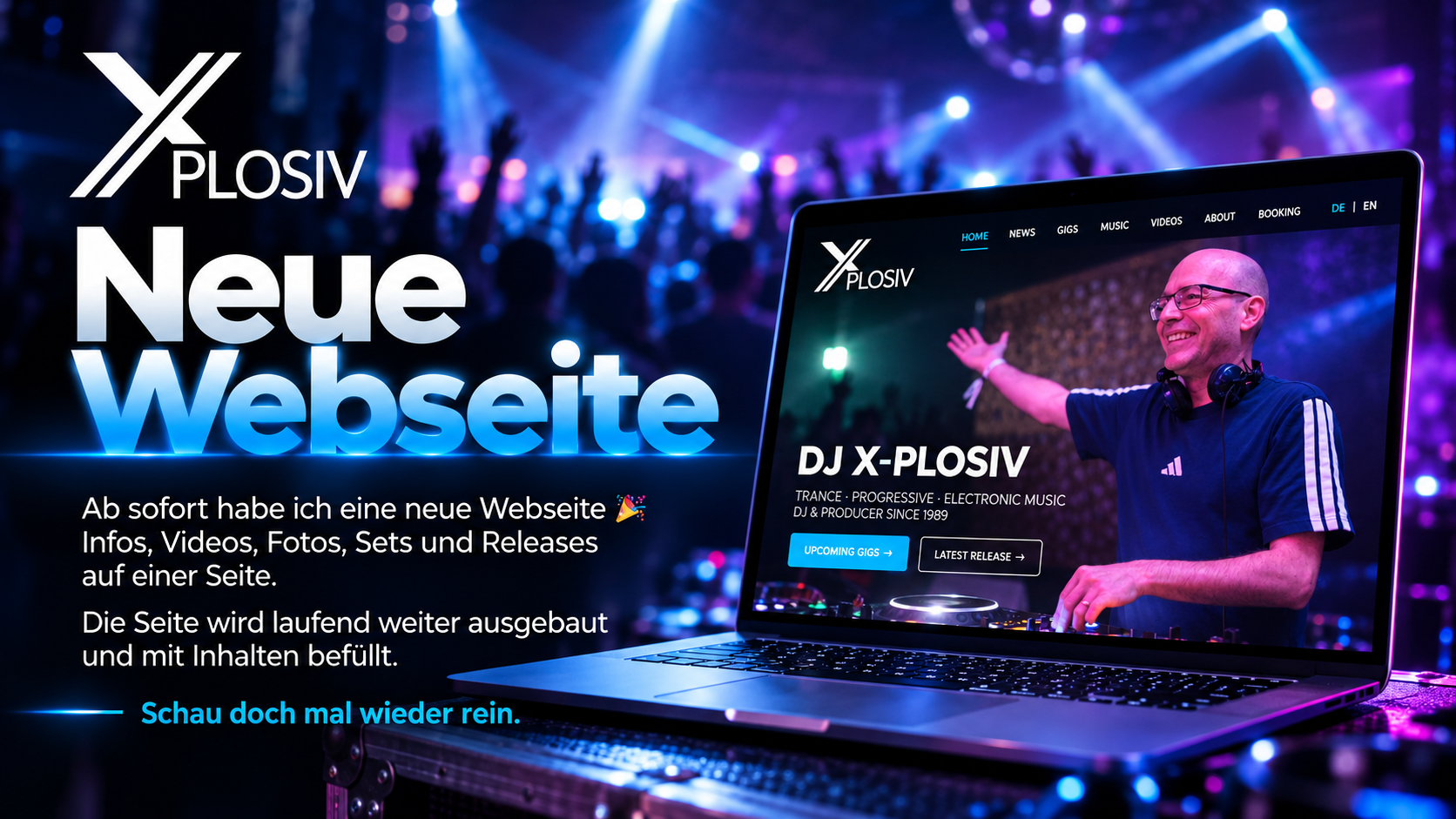 DJ X-Plosiv - new website